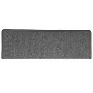 Изтривалки за стълби, 30 бр., 65x21x4 см, тъмносиви, с правоъгълен кант