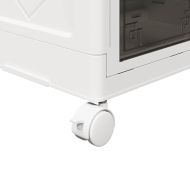 Кутия за съхранение с колела на 3 нива 28 L 48,5x29,5x86 cm