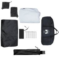 Семейна палатка Cabin 6-Person White Blackout Fabric Waterproof