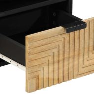 TV шкаф кафяв 70x33x46 cm масивна дървесина манго