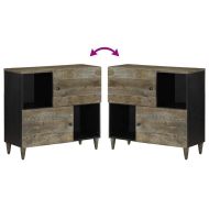 Шкаф 80x33x75 cm Масивна дървесина Манго