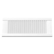 Врати за шкафове Louvred Design 2 бр. бели 69x29,5 cm