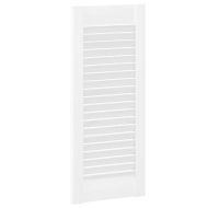 Врати за шкафове Louvred Design 2 бр. бели 69x29,5 cm