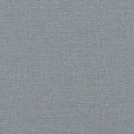 Трапезни столове, 6 бр, светлосиви, плат