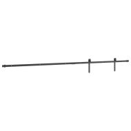 Комплект плъзгащи се врати за шкафове 213 см въглеродна стомана