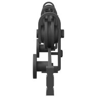 Комплект механизъм за плъзгаща врата, 200 см, стомана, черен