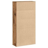 Библиотека, старо дърво, 60x24x120 см, инженерно дърво