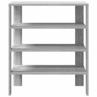 Рафт за обувки Grey Sonoma 61x32x70 cm Изработена дървесина