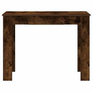 Бюро, опушен дъб, 100x45x75 см, инженерно дърво