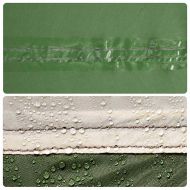 Camping Windbreak Green 490x123 cm Водоустойчив