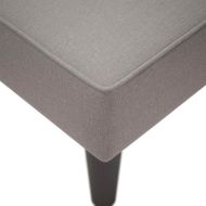 Шезлонг с десен подлакътник Taupe Fabric