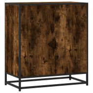 Шкаф опушен дъб 68x35x76 cm Изработена дървесина и метал