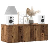 ТВ шкаф Старо дърво 80x34x30 cm Инженерна дървесина