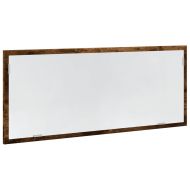 LED огледало за баня опушен дъб 100x8,5x37 cm