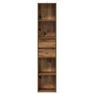 Шкаф за книги от старо дърво 36x30x171 cm Инженерна дървесина