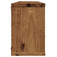 Wall Cube Shelves 6 pcs Old Wood 60x15x23cm Инженерна дървесина