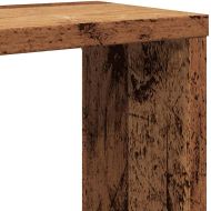 Wall Cube Shelves 6 pcs Old Wood 60x15x23cm Инженерна дървесина