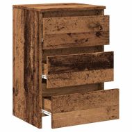 Нощно шкафче от старо дърво 40x35x62,5 cm Инженерна дървесина