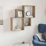 стенна етажерка Artisan Oak 80x15x78,5 cm инженерна дървесина