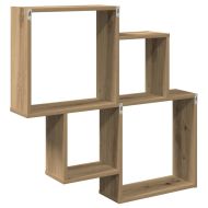 стенна етажерка Artisan Oak 80x15x78,5 cm инженерна дървесина