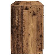 Бюрото от старо дърво 100x50x75 cm Инженерна дървесина