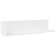 стенни рафтове 2 бр. бели 75x16,5x16,5 см