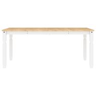 Трапезен комплект от 7 части PANAMA, Бяла бор масив