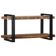 Стенен рафт Многоцветен масивен дървен материал Възстановена