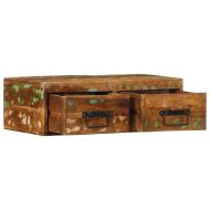 Стенен шкаф за телевизор Масивна дървесина Възстановена