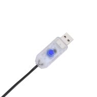 Коледни светлини Star Silhouette 80 светодиода топло бяло