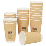 Хартиени чаши за кафе 500 бр. 16oz 400ml Кафяво
