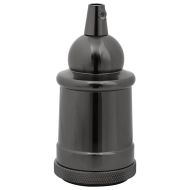 Лампи 2 бр. лъскави черни E27