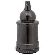 Лампи 2 бр. лъскави черни E27