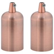 Лампи 2 бр Червен бронз E27