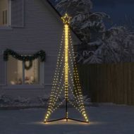 LED коледна елха 525 светодиода топло бяло 302 см