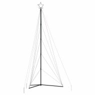 LED коледна елха 615 светодиода студено бяло 404,5 см