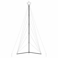 LED коледна елха 615 светодиода студено бяло 404,5 см