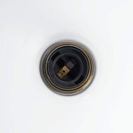 Висяща лампа Регулируема височина E27 Жълт гланц Ø 22 cm метал