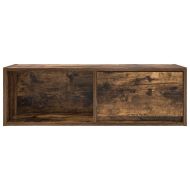 ТВ шкафове 2 бр Опушен дъб 80x31x25,5 см инженерно дърво