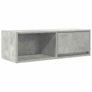 ТВ шкафове 2 бр бетонно сиви 80x31x25,5 см инженерно дърво