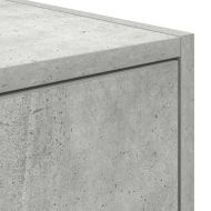 ТВ шкафове 2 бр бетонно сиви 80x31x25,5 см инженерно дърво