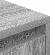 ТВ шкаф с LED осветление, сив сонома, 100x41x50 см