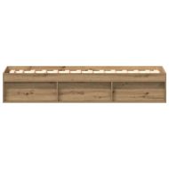 Рамка за легло без матрак дъб артизан 90x190см инженерно дърво