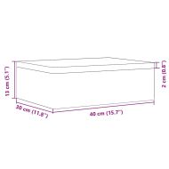 Дървена кутия с капак 40x30x13 cm масивна дървесина бор