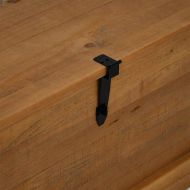 Скрин за съхранение HALDEN 91x91x47 cm масивна дървесина бор