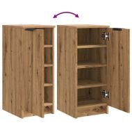 Шкаф за обувки, дъб артизан, 29,5x35x70 см, инженерно дърво