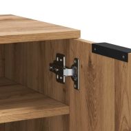 Шкаф за обувки, дъб артизан, 29,5x35x70 см, инженерно дърво