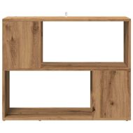 Шкаф за книги/разделител на стаи Дъб артизан 105x24x102 см