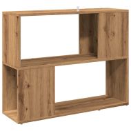 Шкаф за книги/разделител на стаи Дъб артизан 105x24x102 см