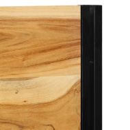 Табла за глава 180 cm от масивна дървесина акация и желязо